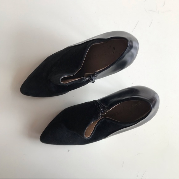 BRUNO PREMI black suede leather ankle booties - Picture 4 of 6